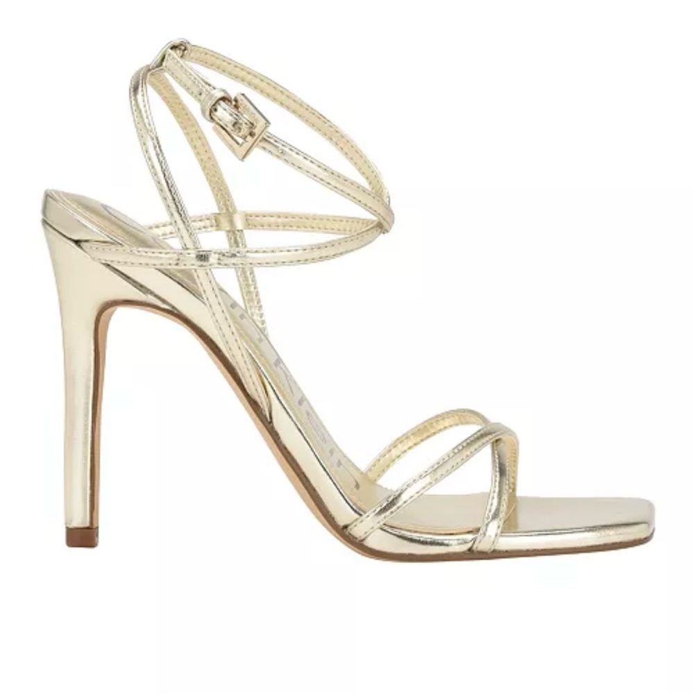 Calvin Klein Gold Stiletto Heels